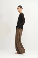 Hermione Lounge Pants in Sand-Washed Viscose