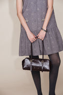 Monti Boston Bag in Oiled Waxed Top Grain Leather