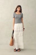 Mia Short Sleeve Knit Cardigan