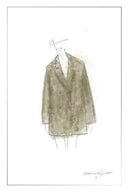 Rottana One-Hand Long Wool Blazer in Merino Wool