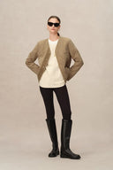 Olivia Cropped Puffer in High-Density Water-Repellent Fabric2