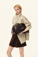 Aura Hobo Bag in Vegetable-Tanned Cowhide