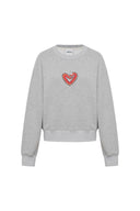 Luna Zodiac Long Sleeve Sweatshirt in Cotton Knit_1