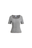 Mia Short Sleeve Knit Cardigan