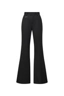 Chance Flared Suit Trousers in Fine Wool