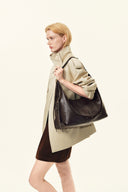 Aura Hobo Bag in Vegetable-Tanned Cowhide