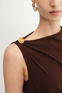 Kiki Knotted Draped Dress