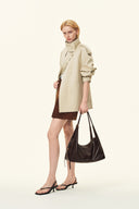 Aura Hobo Bag in Vegetable-Tanned Cowhide