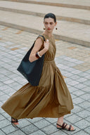 Duomo Hobo Bag Large in Calfskin Leather