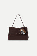 Sita Pony Bag Charm in Wool Felt and Leather