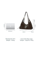 Aura Hobo Bag in Vegetable-Tanned Cowhide