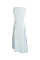 Arilyn Petal Drawstring Dress in Fold Texture