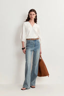 Harry Flared Jeans in Cotton Denim