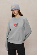 Luna Zodiac Long Sleeve Sweatshirt in Cotton Knit_1