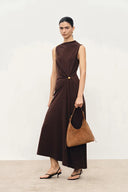 Kiki Knotted Draped Dress